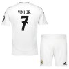 Camisola + Calções Real Madrid Vini JR 7 Criança Equipamento 1ª 24/25